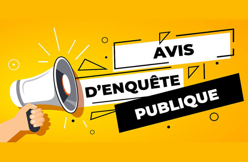 Enquête Publique révision Plan Local d’Urbanisme du 02 juin 2025 à 8h30 au 02 juillet 2025 à 18h00